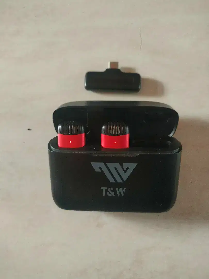 Mic clip on T&W X9 .mic buat konten kreator