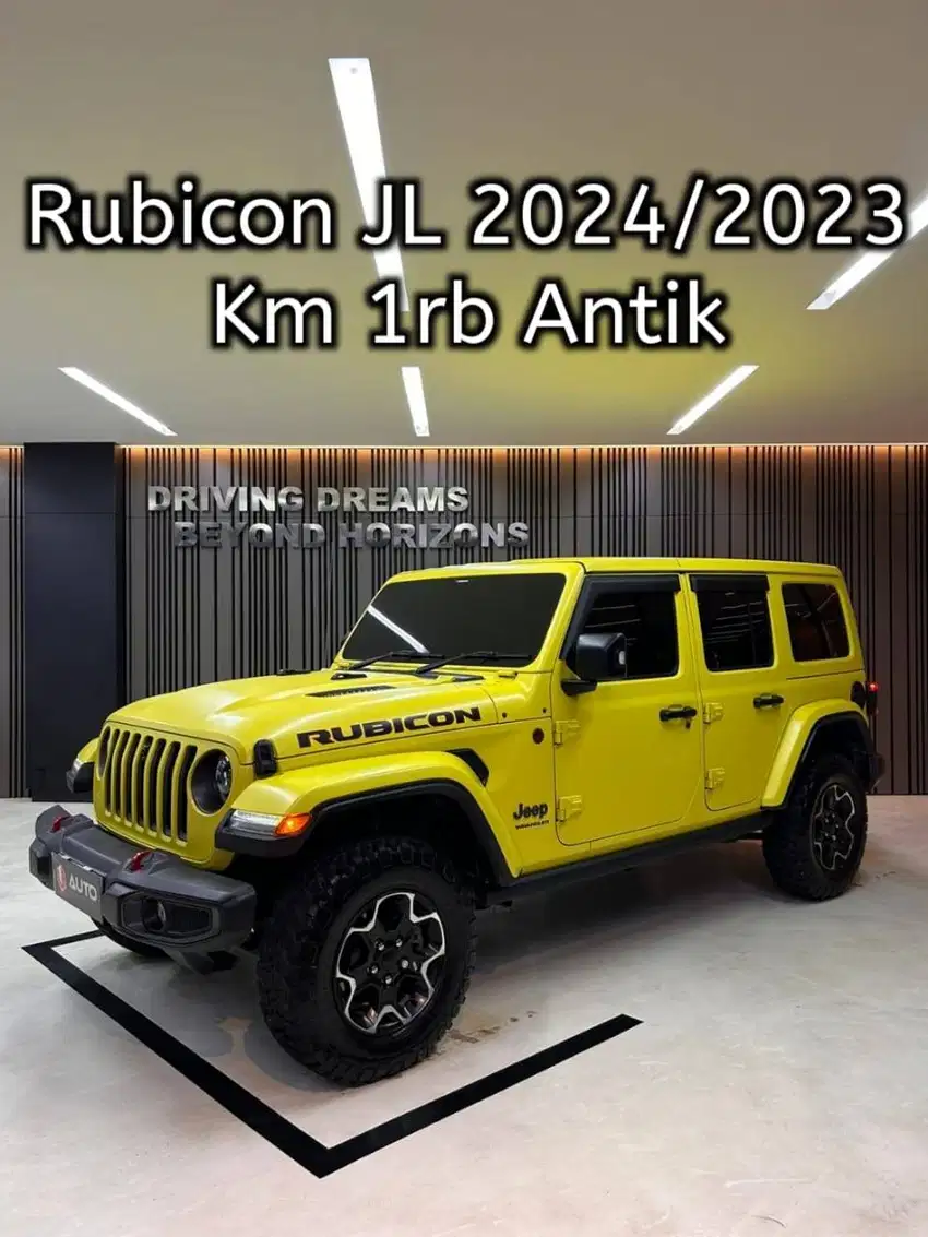 Jeep Wrangler JL Rubicon ATPM 2.0 AT 2024 Kuning 4Door Nik 2023