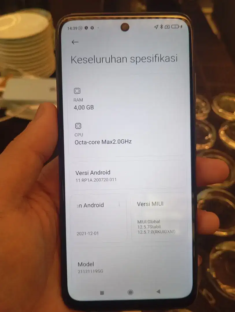 Jual Redmi 10 ram 4/64 batangan