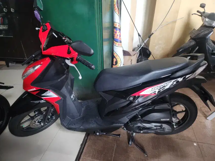 Beat all new 2024 merah hitam Gbm