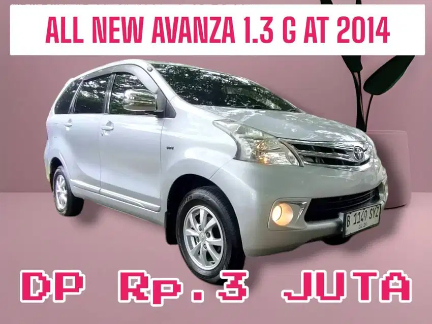 ALL NEW AVANZA 1.3 G A/T 2014

WARNA SILVER METALI 
AUTOMATIc