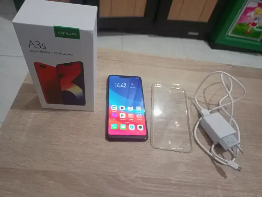 Hp oppo a3s fullset ram6gb internal 128gb normal aman smua