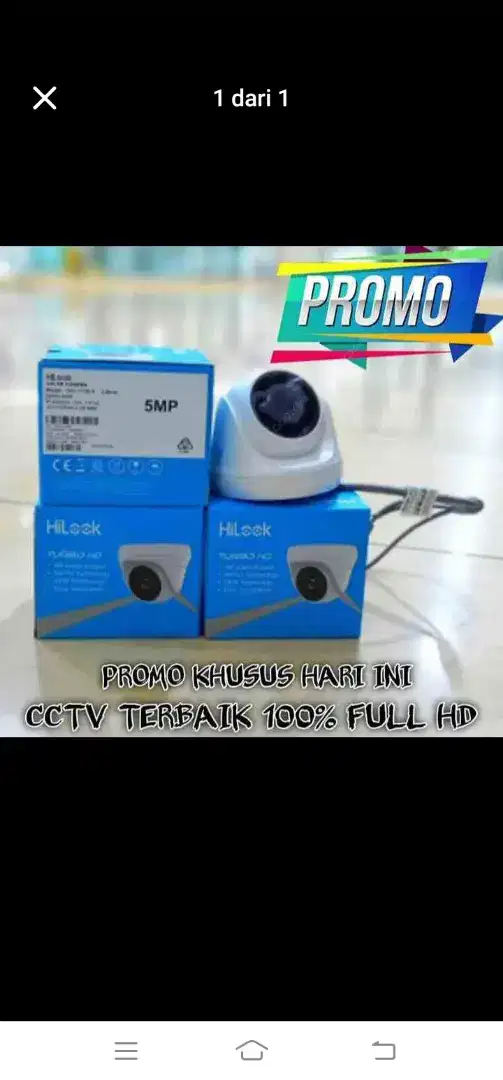 Camera CCTv Paket Online via HP