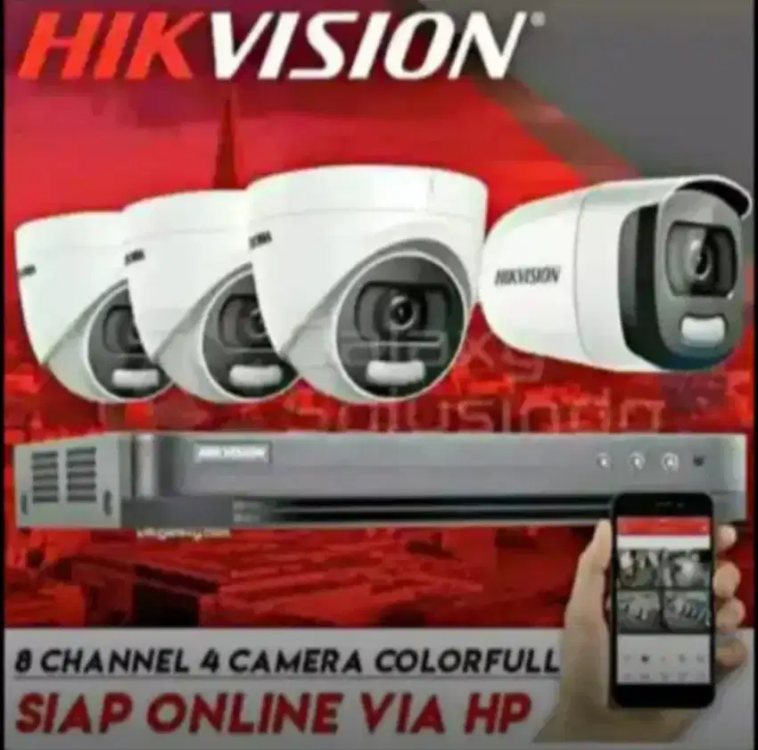 * (BISA ONLINE DI HP) PAKET CAMERA CCTV HILOOK FULL HD