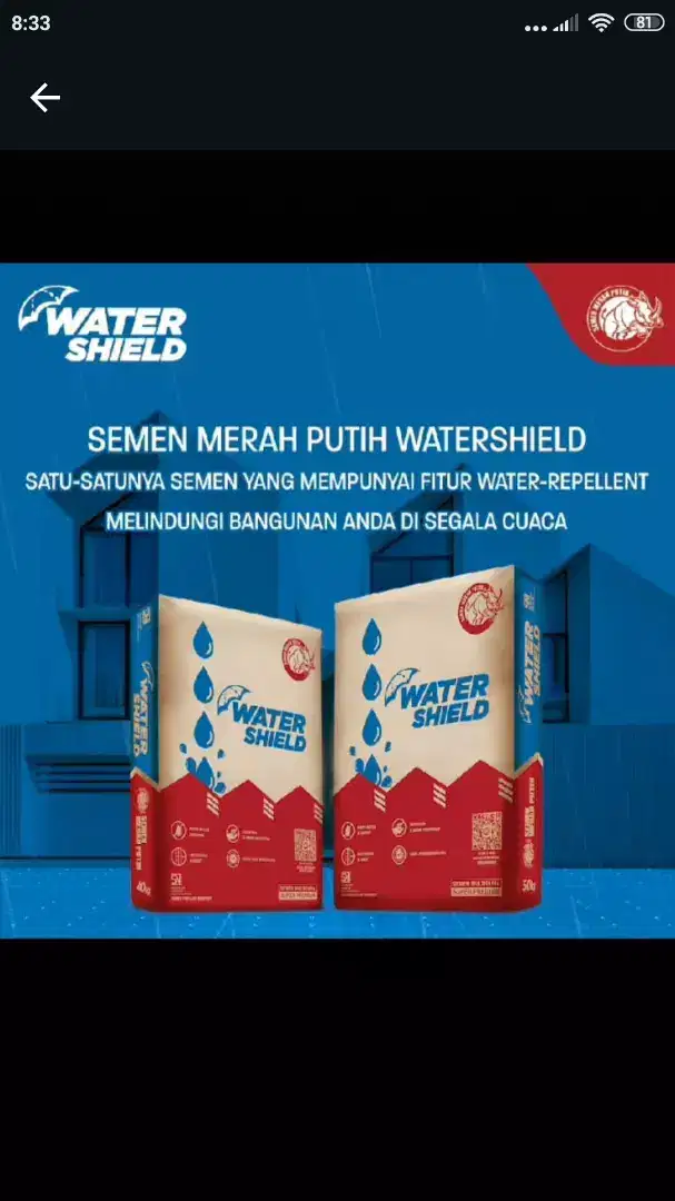 Semen merah putih watershield