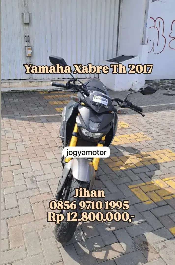 Yamaha xabre th 2017 cash or kredit harga bersahabat