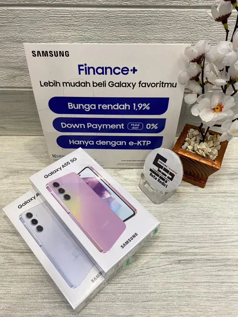 Samsung A55 5G 8/256GB Free Voucher 300K Kredit Cicilan 0% up to 24bln