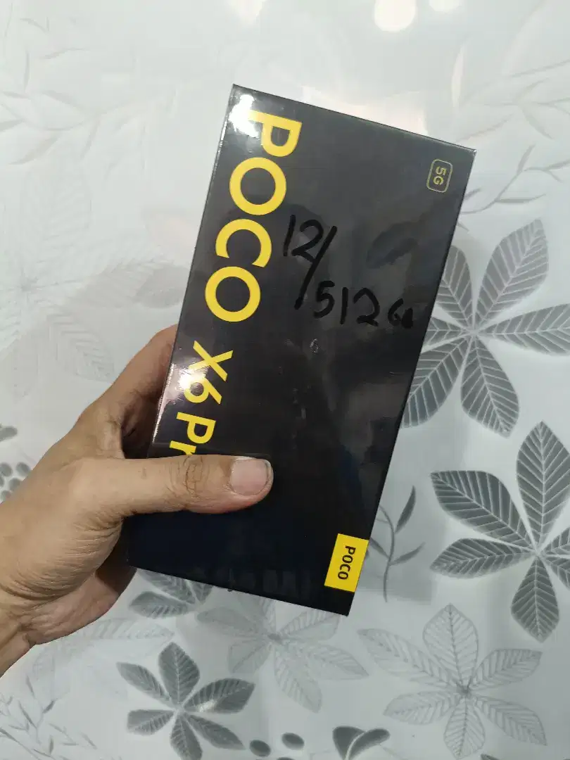 poco x 6 pro 5G ram 12/512