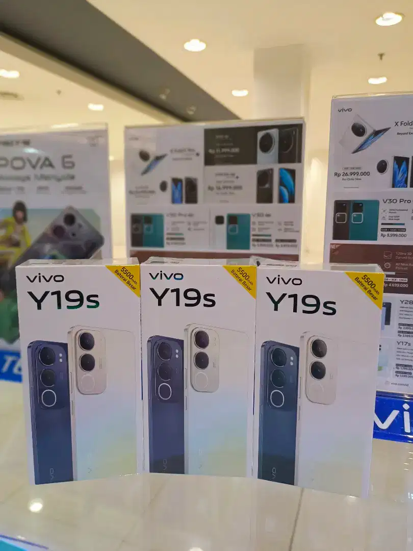 VIVO Y19S RAM 4/128GB NEW FRESH SEGEL GARANSI RESMI TERMURAH