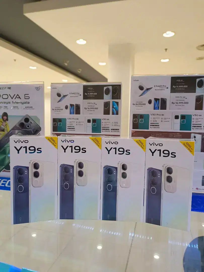 VIVO Y19S RAM 6/128GB NEW FRESH SEGEL GARANSI RESMI TERMURAH