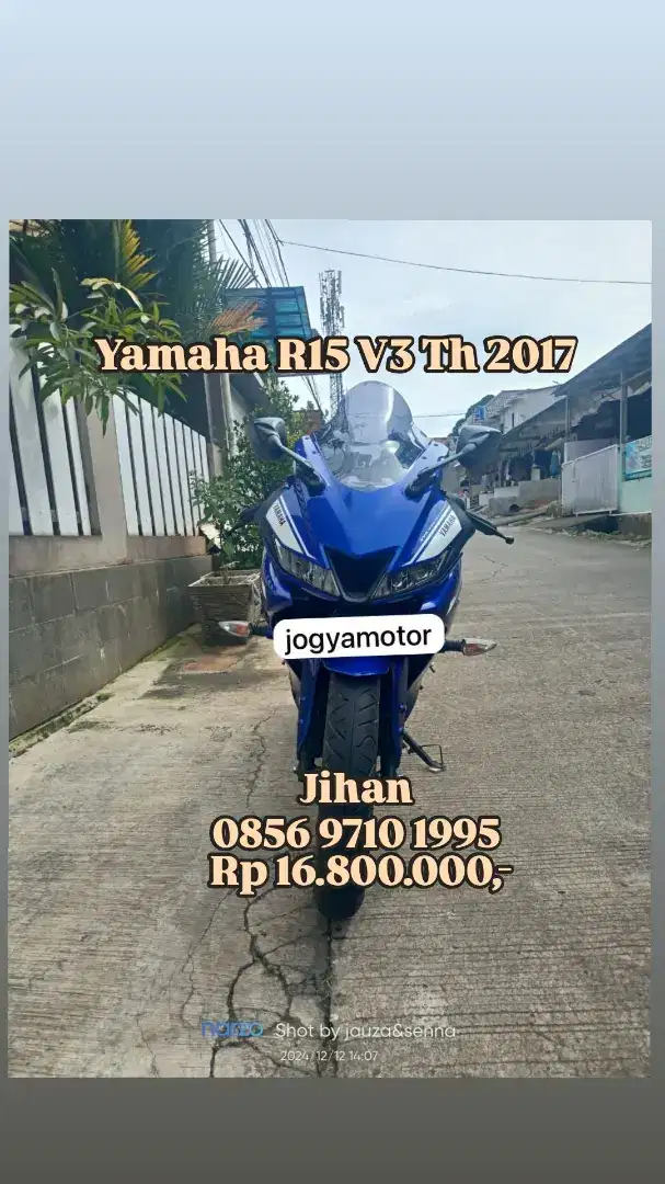 Yamaha R15 V3 Th 2017 cash or kredit harga bersahabat