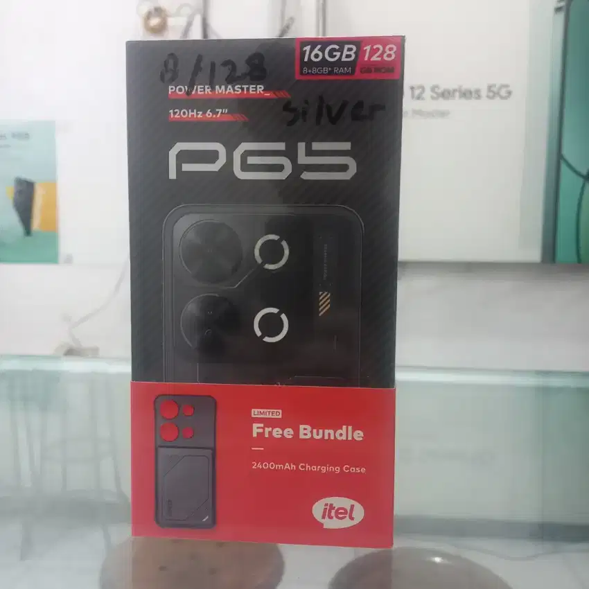 Itel p65 8/128 garansi resmi 1 tahun