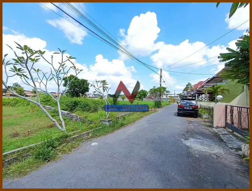 Dekat Mataram City Palagan, Tanah SHM Cocok Untuk Rumah Mewah