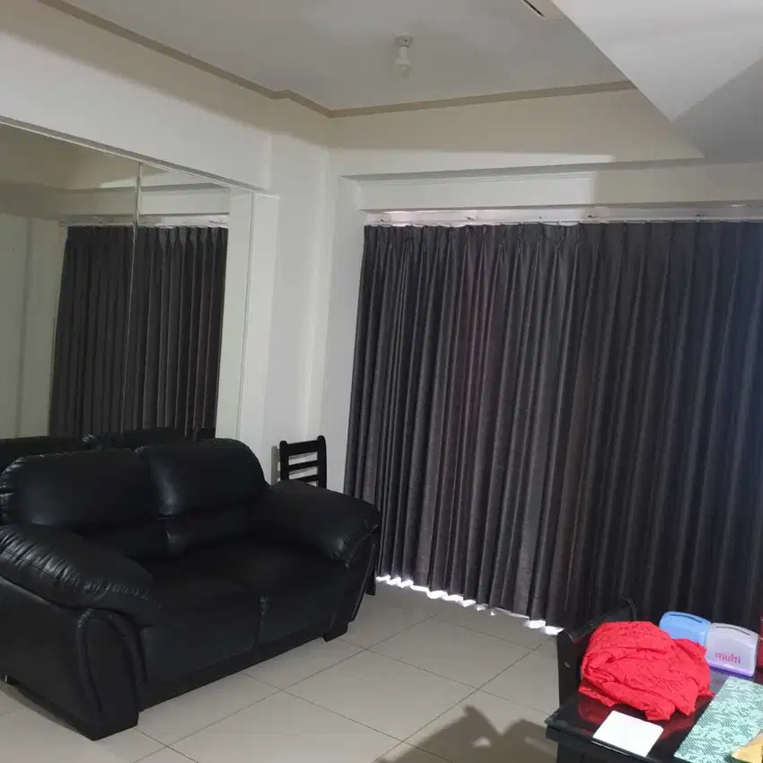 SEWA TAHUNAN 2BR WATERPLACE RESIDENCE LANTAI RENDAH SIAP HUNI