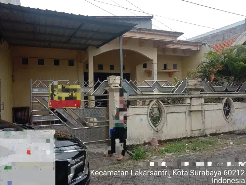 7.0109.63 Lelang Rumah Jeruk Surabaya Di Gg Tembusan di Lakarsantri