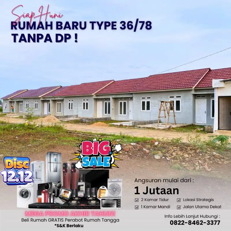 rumah subsidi natar dekat bandar lampung