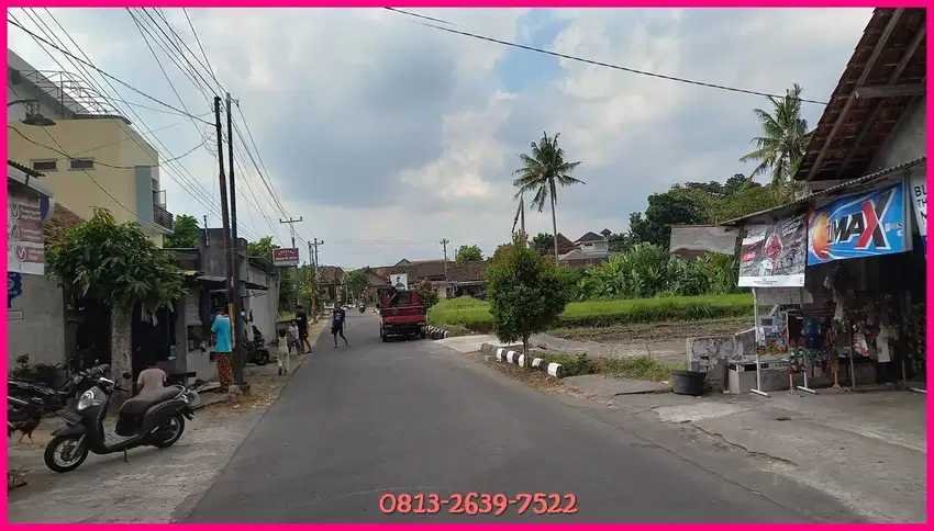 Tanah Jetis di Jl Kaliurang Bayar Tempo Bisa