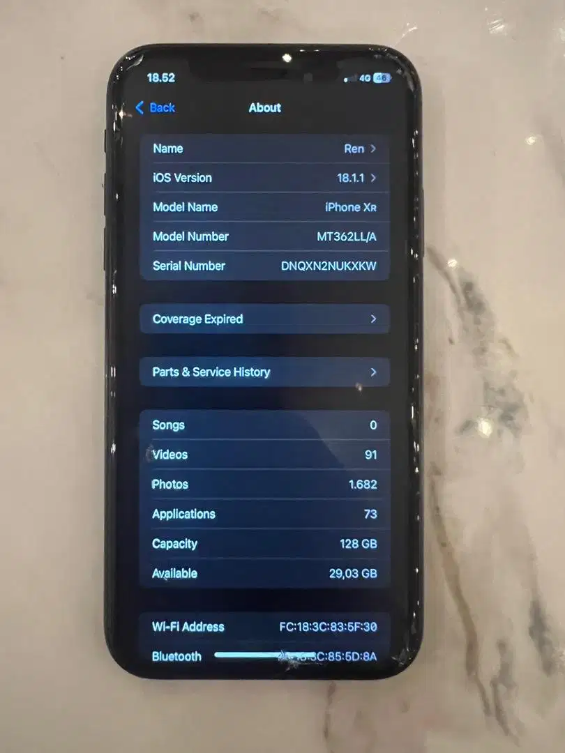 Iphone XR 128gb All Operator