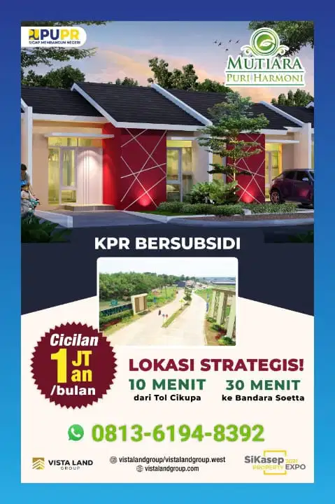 Rumah Subsidi dekat Bandara Tangerang