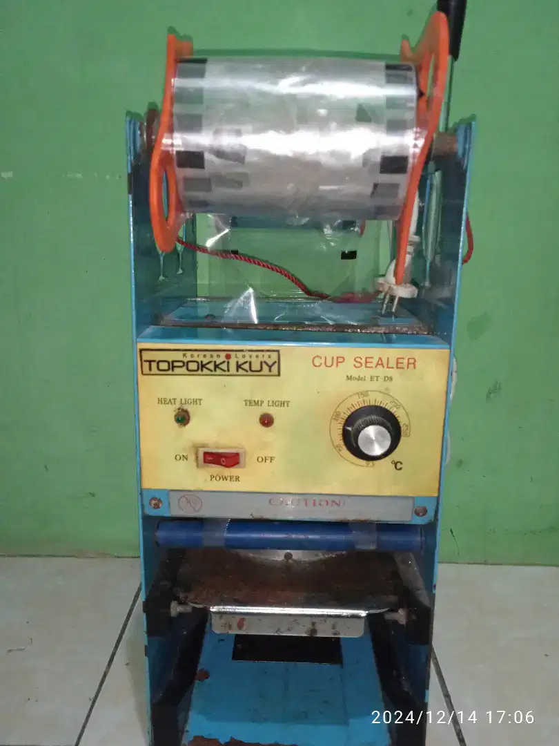 Mesin press cup sealer manual