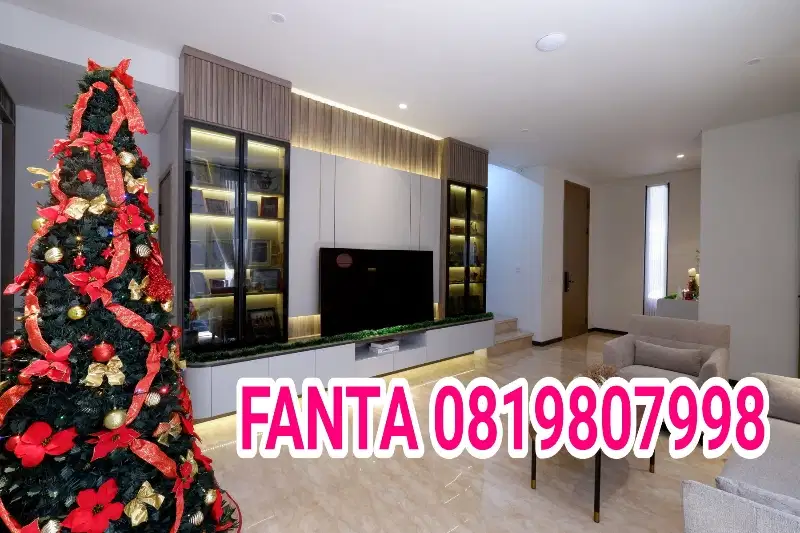 Rumah mewah cantik The Zora renovasi keren siap huni furnished