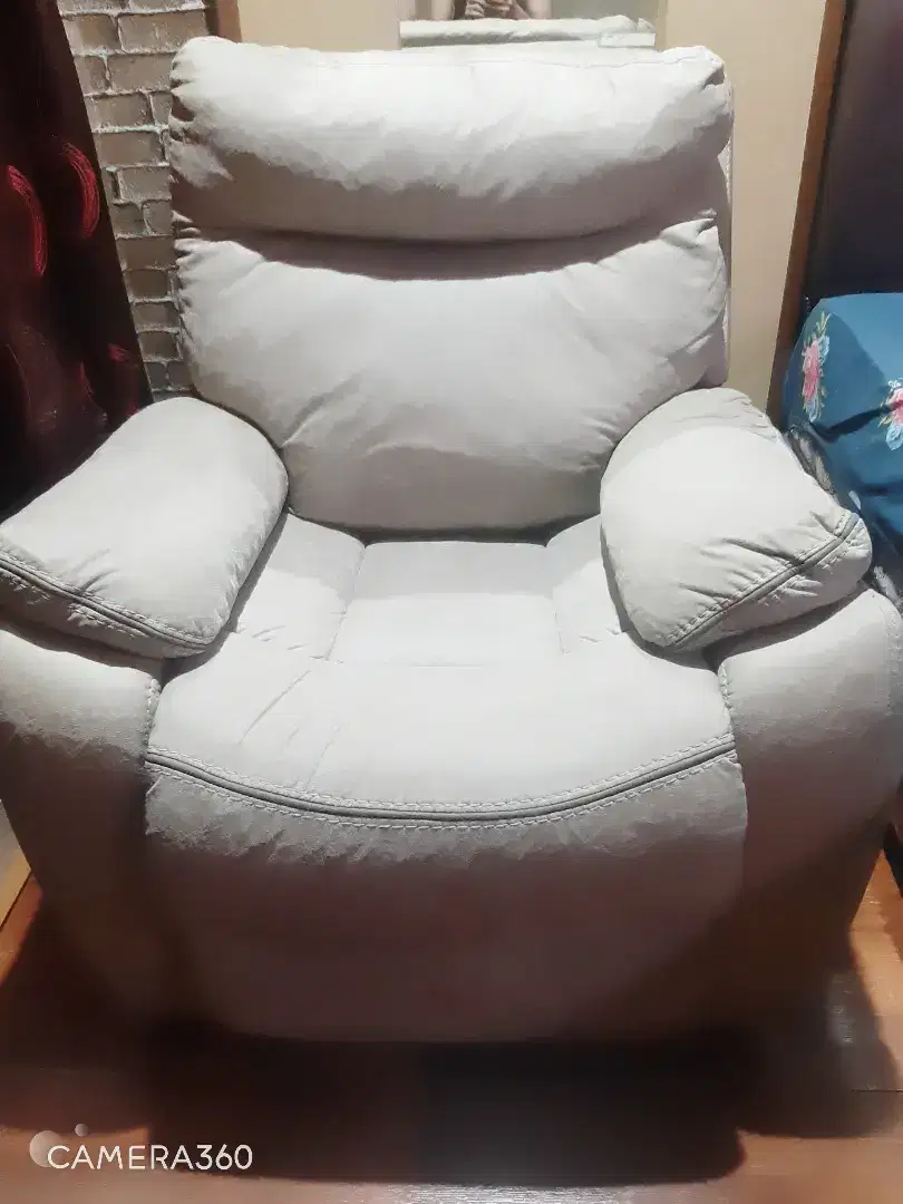 Jual SOFA Recliner 1 Seater / dudukan Refleksi Warna Abu2