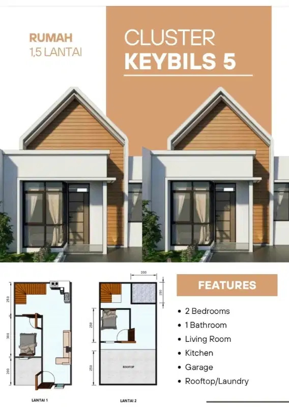 Rumah Minimalis Masuk Motor Di Bintara Bekasi Dkt Stasiun Cakung