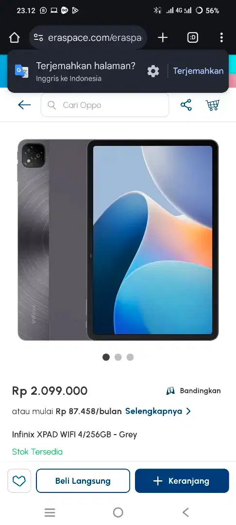 Infinix xpad 4G