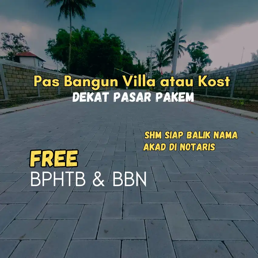 Free BPHTB dan BBN Kavling Strategis UII untuk Hunian & Investasi