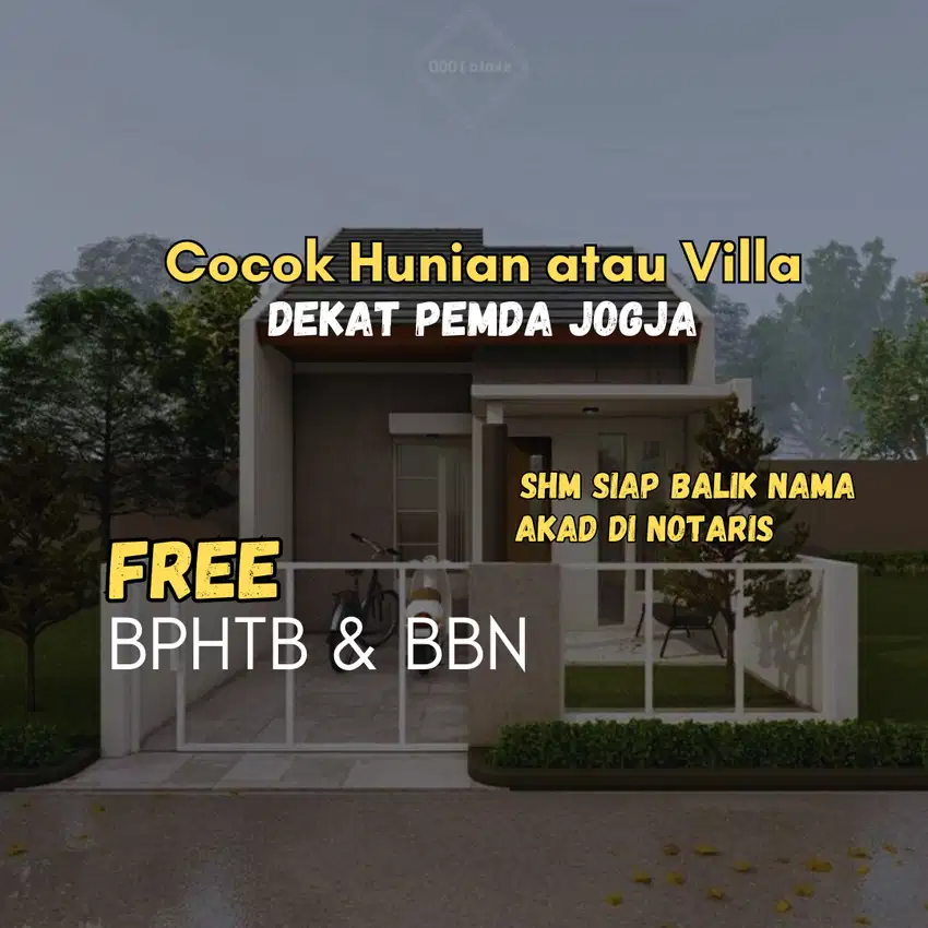 Bangun Kos-Kosan Dekat Kampus UII Free BPHTB dan BBN