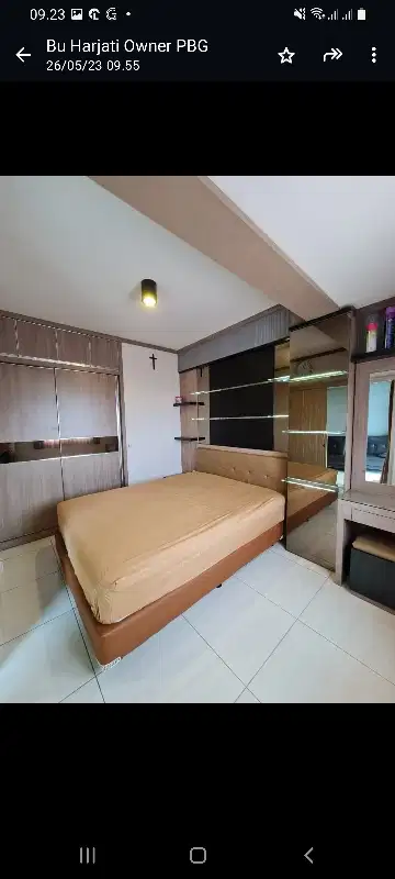 Disewakan apartemen PBG 2bed