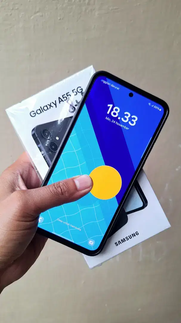 Samsung A55. 8/256GB. Umur 5bulan. Mulus Fullset