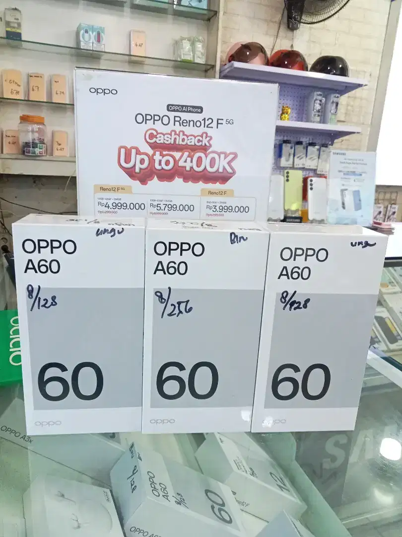 OPPO A60 RAM 8+8/128GB ORIGINAL GARANSI RESMI