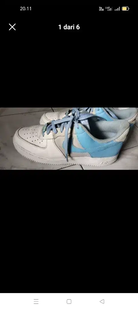 Nike Air Force 1 size 43 insole 275 (nego)