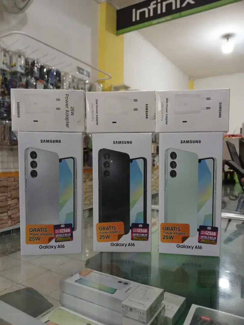 Baru!!! Samsung A16 8/256GB garansi resmi tam 1 tahun