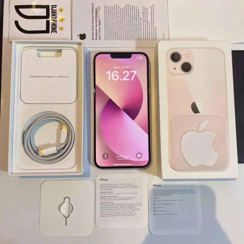 iPhone 13 Pink 128GB BH 100 Garansi Resmi iBox Digimap 31 Agustus 2025