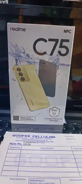 Realme C75 NFC  8/128 & 8/256 GB resmi