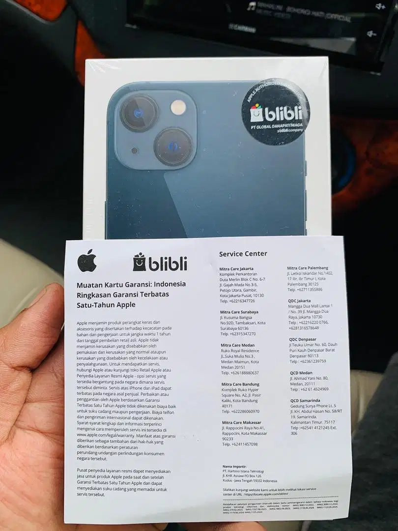 Iphone 13 BNIB 128GB Garansi Resmi Indonesia