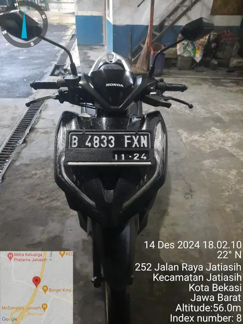 Vario 125 cc warna hitam