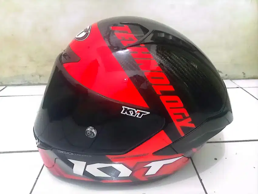 KYT NX RACE CARBON RED FLUO