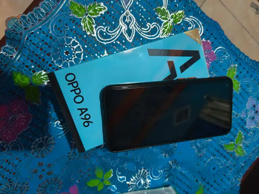 Jual HP Oppo A96, Ram 8/258, mulus, lengkap kotak