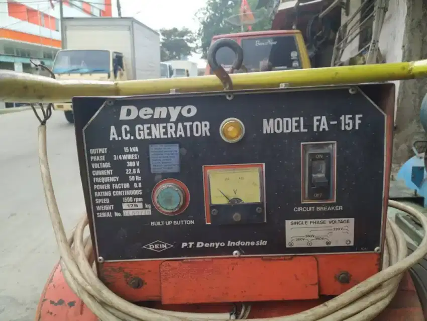 Dinamo Denyo 15 kva 3phase