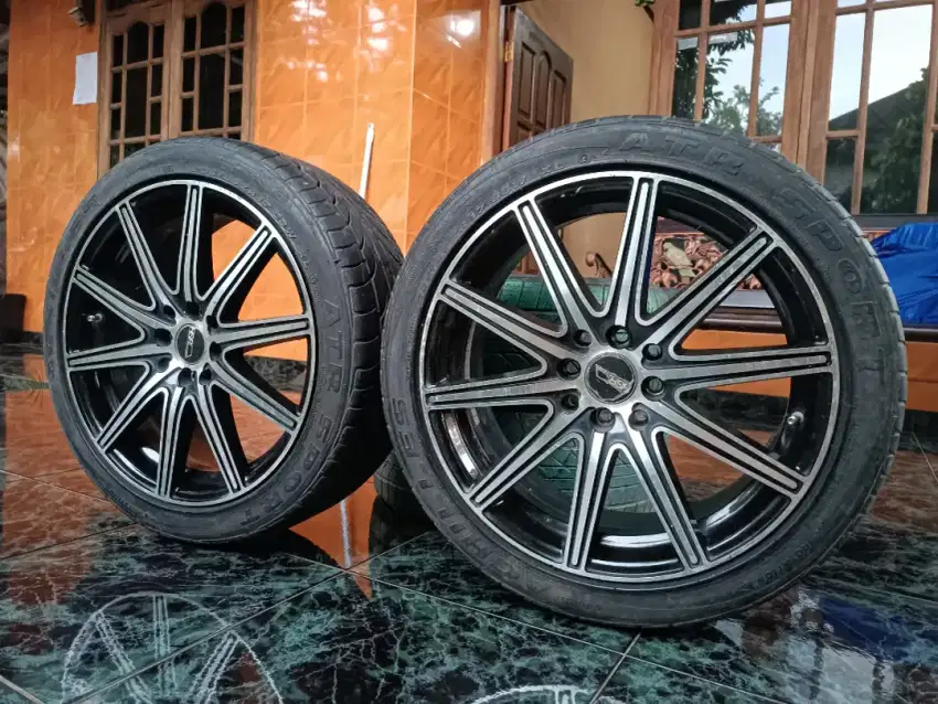 Velg hsr R17 dble pcd plus ban tebel