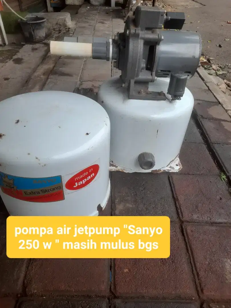 Jual gan pompa air jet pump SANYO 250W