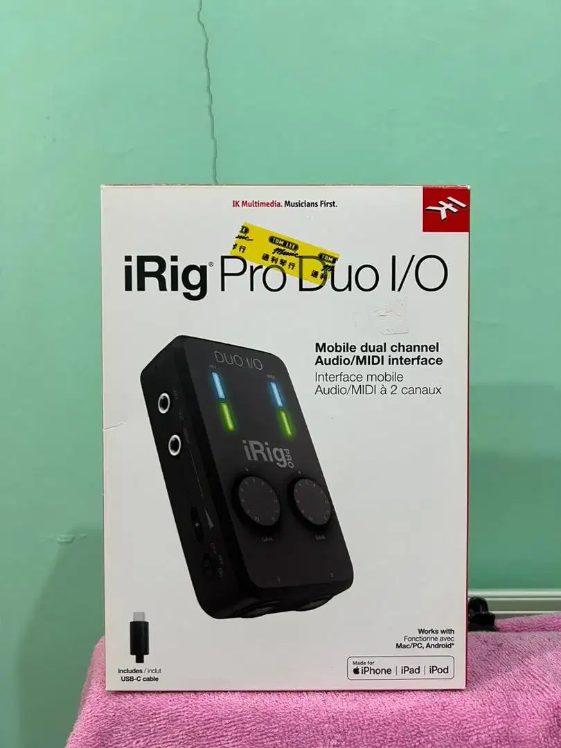 iRig Pro Duo I/O Mobile Dual Channel Audio/MIDI Interface