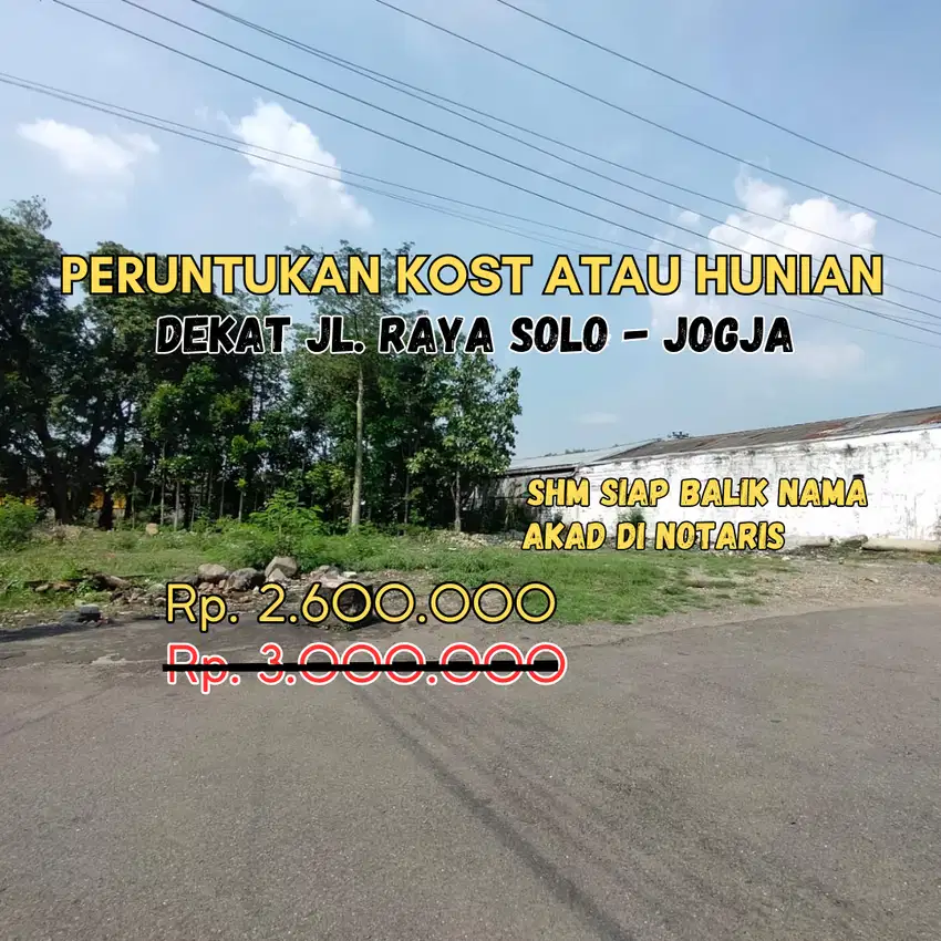 Tanah Dekat Kotagede, Lokasi Terbaik untuk Investasi di Jogja