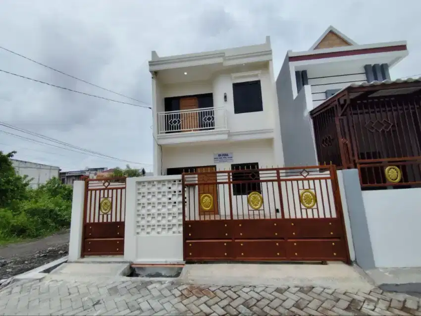 Dekat UPN Rungkut ‼️ Rumah Baru 2 Lantai Tambak Medokan Rungkut