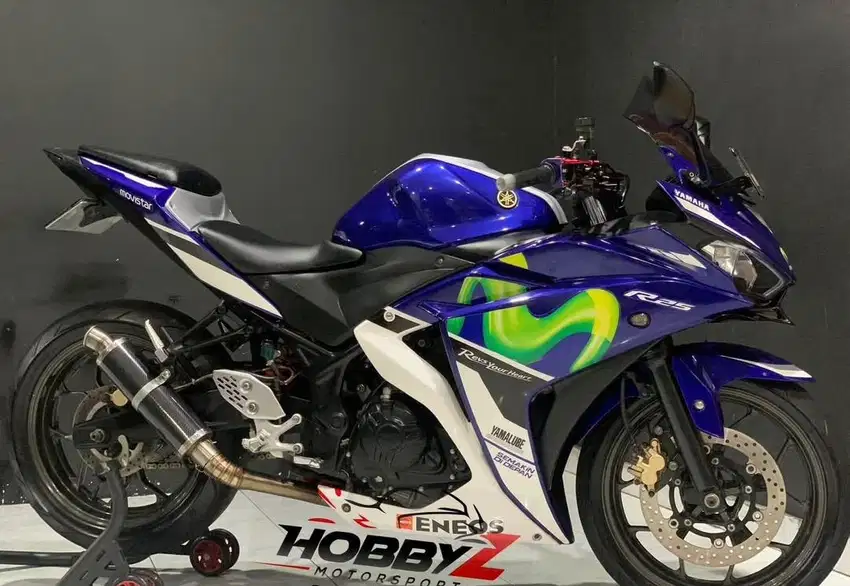 Yamaha R25 movistar 2017 modif ninja mewah mantep istimewa mantul
