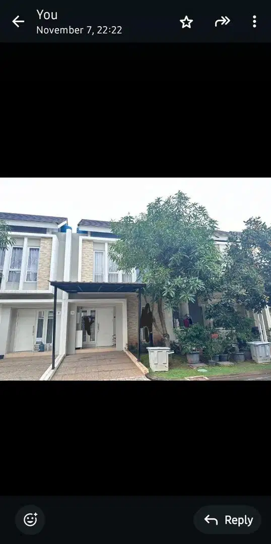 Di Jual Rumah Furnished di Cluster Verdi Symphonia Gading Serpong