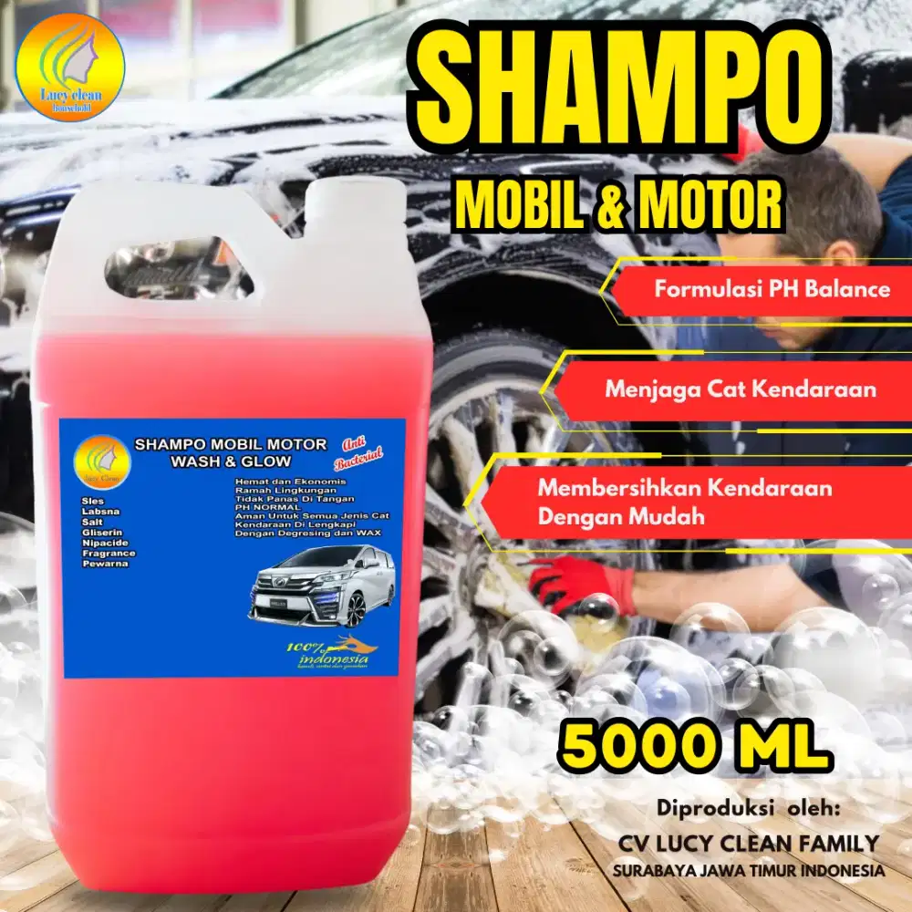 Sampo salju cuci mobil motor dan semir ban